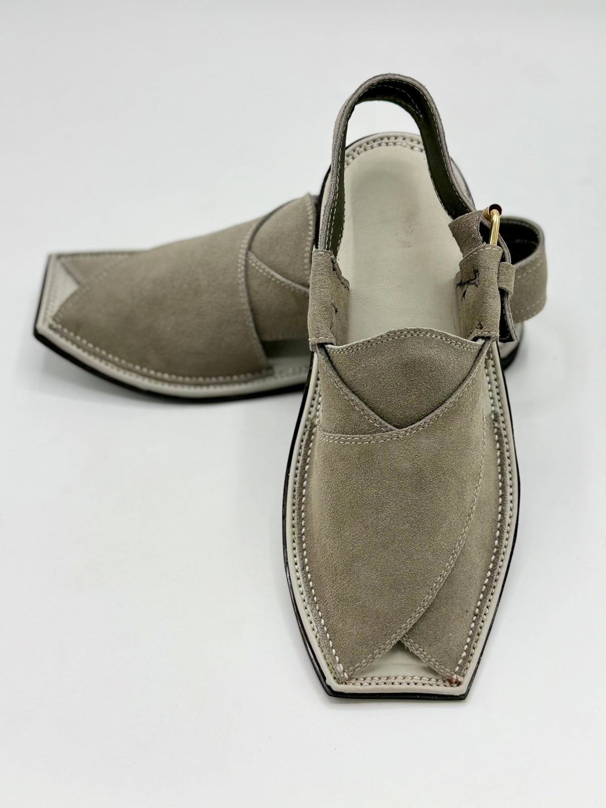 T-Shape Suede Grey