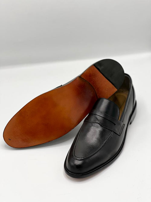 Black Wildsmith Loafer Shoes